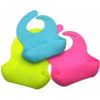 Waterproof Silicone Baby Bib for Toddlers and Babies