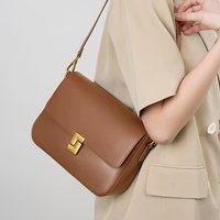Genuine Leather Handbags for Women Luxury Designer Crossbody Bags Fashion Cowhide Female Shoulder Bag
