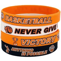Custom Logo Silicone Wristband Factory Price Rubber Bracelet School Sport Meetings and Basketball Game Event Promotional Gift