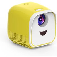 L1 Newest Kids Mini Projector Full HD 1080P Mini Children's Mini Early Education Projector Cartoon Story Gifts