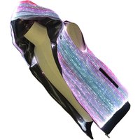 Fibre Optic Light Up Sleeveless Hoodie