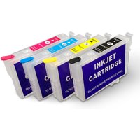 Ocbestjet T252XL T2521-T2524 252XL 252 Empty Refillable Ink Cartridge for Epson WF 7720 WF 3620 WF-3640 7610 WF-7620