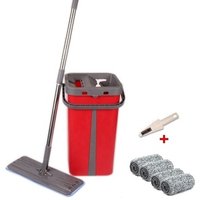 Easy Use Self Washing Flat Mop Bucket Set