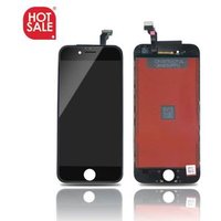 OEM free shipping Black Full Front LCD Touch Screen+ Digitizer Assembly + Frame for iphone 6 4.7"