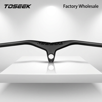 TOSEEK Factory Wholesale Carbon Fiber Integrated MTB Handlebar 28.6mm Stem 80/90/100/110mm Stem Length for Mountain Bikes OEM