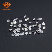 Lab Grown Diamond Round Brilliant Cut 3.75-4.0mm DEF Color VVS-VS Clarity HPHT Diamond Price Per Carat