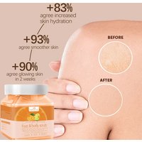 Orange Natural Sea Salt Body Scrubs 500g Moisturizing Bath Shower Skin Whitening Exfoliating Scrub Vitamin C Infused Fruity All