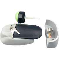 1199 High-Density ABS Cam-Lift Safety Latch Cold Room Door Handle Lock in Zinc Alloy for Window Use