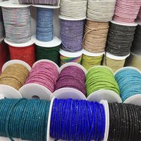 SINRONG Bling Bling Wire Cutting Rope Crystal Rhinestone Tube Rope for Decoration Diy Rhinestone Rope Clothing Hats Shoes