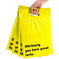 Custom PolyMailer or Flyer Sunflower Poly Mailer Floral Poly Mail With Handle Bag Custom Print t Shirt Mailers Yellow Poly Mail
