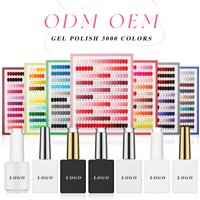 Vendeeni Hot Sale Solid Color Uv Gel Polish 15 ml Gel Nail Polish Kit 3000 Colors Uv Nail Gel Polish OEM/ODM Custom logo