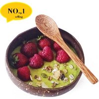 Hand Made 100% Natural Organic Eco friendly Coconut Shell Bowls and Coconut Spoons Gift Set