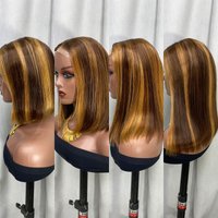 RG1499 Cheap Wigs 4x4 Lace Closure Bob Glueless Wigs Piano Color Wig for Black Women 0 12 14 16inch Buy wholesale Hair