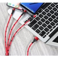 Hot Selling Android usb c cable,Fast 3 in 1 USB Cable