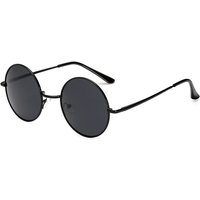 2026 INS Top Selling Fashion Retro Round Frame Unisex Women Men Custom Cheap Metal UV400 Polarized Sunglasses