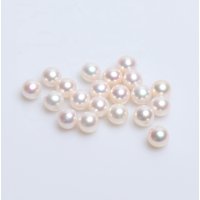 China Zhuji Wholesale fresh water pearl Cultured Half Hole/fullhole/no Hole Loose Pearls 2.5mm-8mm Various Size Freshwater Pearl