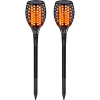 Solar Torch Lights LED Garden stake Waterproof Outdoor Courtyard Lamp Dancing Flame Flickering LEDs Decorative Lights