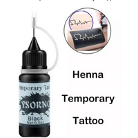 YSORNO Halal Muslim Henna Herbal Botanical Waterproof 3-7 Days Temporary Tattoo Ink Dripple Bottles Barrels