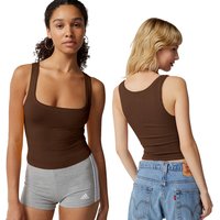 High Stretchy Buttery Soft Women's Crop Tank Top Breathable Gym Ribbed Tank Tops for Casual Wear
