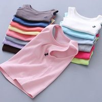 Pure Cotton Cartoon Vest T Shirt