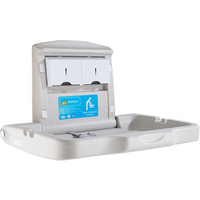 wall mount PE horizontal diaper changing table babyminder baby changing station portable with disposable liner