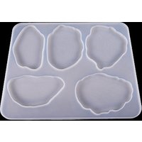 S132 Silicone Geode Coaster Resin Mould