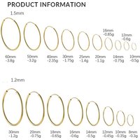 HJ Jewelry Hollow Out 925 Sterling Silver Small Hoop Earrings 18K Gold Plated Dainty Hoops for Women
