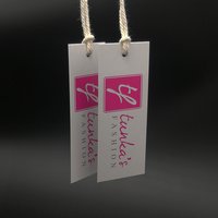 Customized New Design Logo Fashion Tshirt Custom Hang Tag Tags for Clothes Label Size Tag
