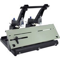 Double-Head Horse-riding Manual Stapler Business Office Heavy-Duty Desktop Flat Stitch Saddle-Horse Metal Stapler