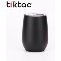 12oz Powder Coated Double Wall Stainless Steel Red Wine Tumbler Cup