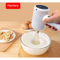 Hand Mixer Wireless Portable Electric Egg Beater Elektrik USB Rechargeable Cordless Egg Whisk
