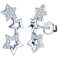 New Arrival Star Ear Climber Earrings 925 Sterling Silver Ear Cuff for Women