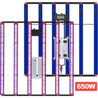 YXO 1000W LM301H EVO Meanwell Driver LED Grow Light Bar Timable UV IR On/Off for Indoor Flower Tent Plant Growth Phyto Lamp