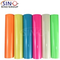 Rolls Photoluminsecent Film DIY Heat Press Heat Transfer Vinyl Glow in the Dark HTV 0.25x1.52m High PES Photoluminescent DL