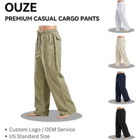 Wholesale Cotton Linen Casual Pants Solid Color Plus Size Linen Clothing Men Pants With Pocket