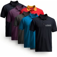 Customized Leisure Business Polo Shirt Logo Summer Short Sleeve T-Shirt Personalized Design Golf Occasions Fabric Material Short