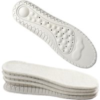 Winter Warm Keeping Plush Latex Insole for Snow Boots Odor Prevention Super Soft and High Elasticity Thermal Fluffy Foot Beds