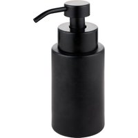 Matte Black Glass Soap Bottle 300 ml Glass Bottle Hand Washing Bottle with Wooden Pump Dispenser for Hand Soap