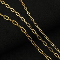 Real 14K Gold Filled Rectangle Chain 1.26MM/1.4MM Chain Necklace Gold Jewelry Minimalist Gold Filled Chain DIY Jewelry