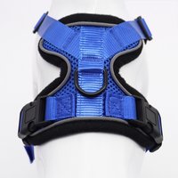 New Style Design Custom Logo No Pull Adjustable Breathable Mesh Pet Dog Air Vest Harness with Leash