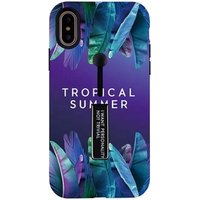 Saiboro custom uv print plant pattern back cover case for iphone xs max case, mobile phone case for iphone xs max xr back cover