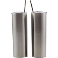 Personalised Tall Double Wall Skinny Stainless Steel Tumbler