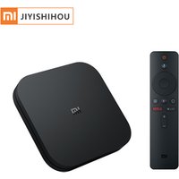 Global Version Xiaomi Mi Box S 4K HDR Android TV with Google Assistant Remote Streaming Media Player Mi TV Box S 4K