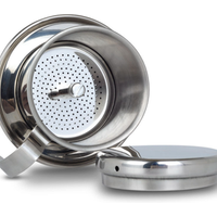 Amazon coffee strainers potapble stainless steel coffee filters /reusable V-type filter cup Vietnam pot