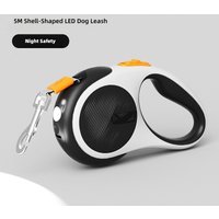 Lightweight Retractable Dog Leash with Semi-Auto Lock & Shock-Absorbing Design Stainless Steel Spring for Large/Small Dogs Cats
