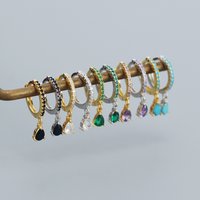 NEW Wholesale Fashion Jewelry 925 Sterling Silver Beautiful Geometric Oval Shape Drop Dangle Hoop Earrings for Women