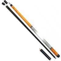 Premium Real Leather Butt Handmade 1/2-PC YFEN Carbon Fiber Shaft Billiard Pool Cue Stick