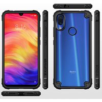 KAPAVER Transparent Hybrid Hard PC Back TPU Bumper Impact Resistant Protection Cover for Redmi Note 7 / Redmi Note 7 Pro/Redmi