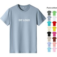 Custom Plain Heavyweight T-shirt Luxury Tshirt Custom Print logo Mock Neck Blank t Shirt Oversize Men's T-shirt for Men