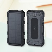 18W PD Wireless Solar Power Bank 20000 With 10W Fast Charging Wireless Fast charge powerbank solar battery